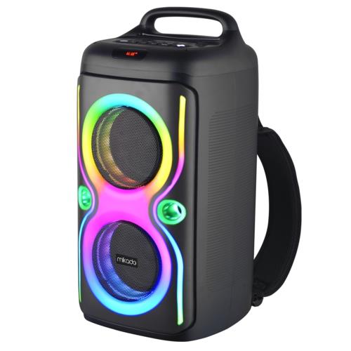 Mikado MD-66BT ThunderBag RGB Işıklı Kablosuz Mikrofonlu Toplantı-Parti Hoparlörü