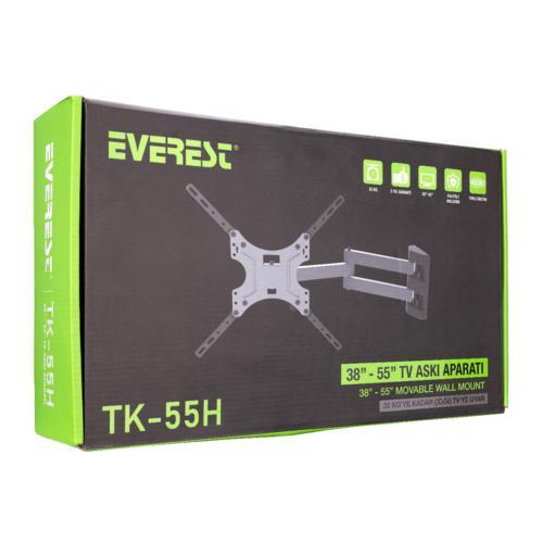 Everest TK-55H 32-55 Hareketli Max 30kg Askı Aparatı