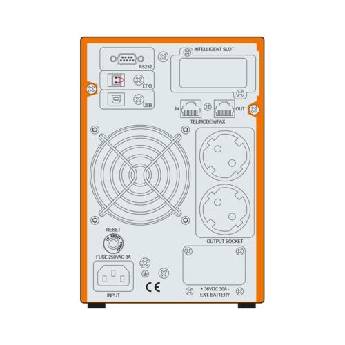 MAKELSAN P.PACK 1KVA (2x 7AH) 4-8 dk ONLINE