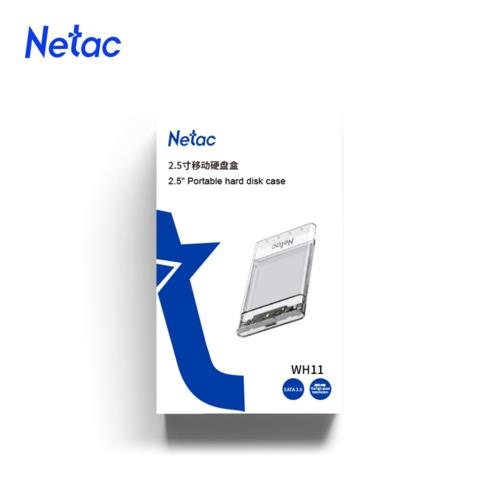 Netac WH11 USB-C NT07WH11-30B0 2.5" Şeffaf Disk Kutusu