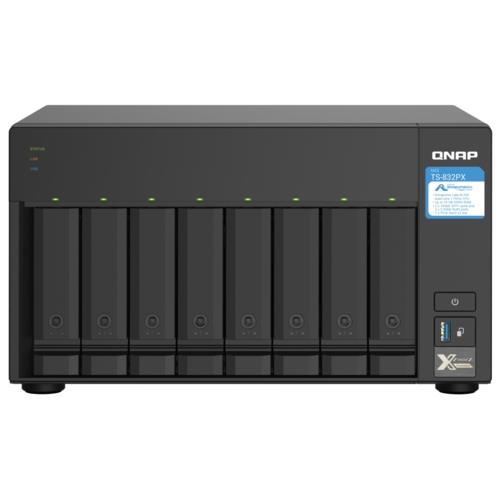 QNAP TS-832PX-4GB RAM 8 Hdd Yuvalı Tower NAS