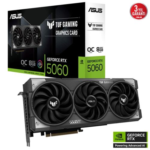 Asus TUF-RTX5060-O8G-GAMING 8GB GDDR7 128Bit