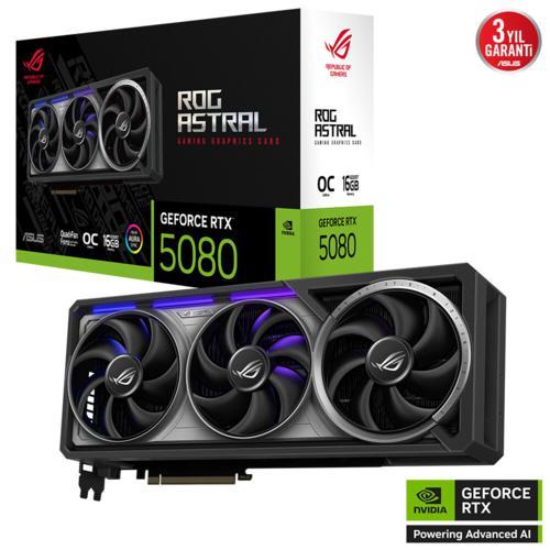 ASUS ROG-ASTRAL-RTX5080-O16G-GAMING OC 16GB GDDR7 256bit