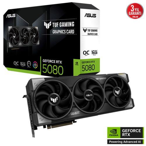 ASUS TUF-RTX5080-O16G-GAMING OC 16GB GDDR7 256bit