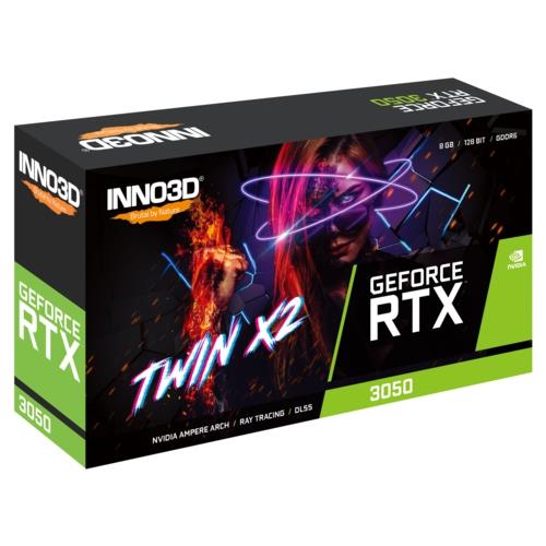 Inno3D RTX3050 Twin x2 2v 8GB 128Bit GDDR6 -LHR