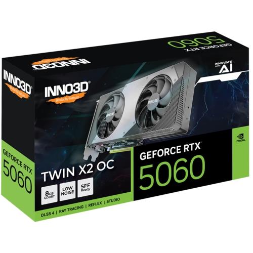 Inno3D RTX5060 8GB Twin X2 OC V2 128Bit GDDR7