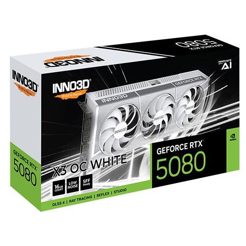 Inno3D RTX5080 x3 OC 16GB White 256Bit GDDR7