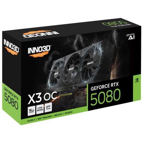 Inno3D RTX5080 x3 Gaming OC 16GB 256Bit GDDR7