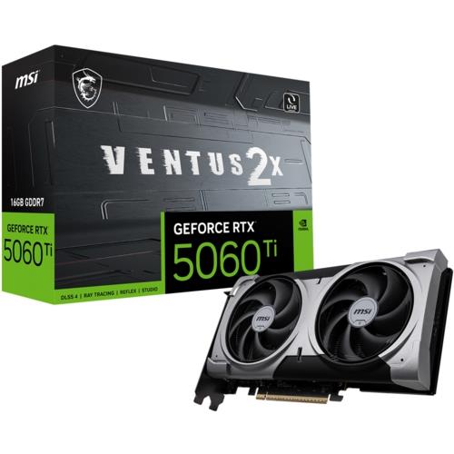 MSI VGA GEFORCE RTX 5060 TI 16G VENTUS 2X PLUS 16GB GDDR7 128B DX12