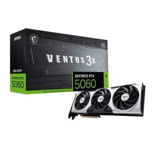 MSI VGA GEFORCE RTX 5060 8G VENTUS 3X OC GDRR7 128B DX12