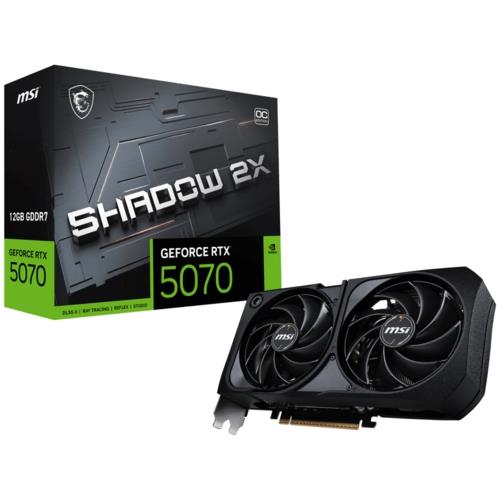 MSI VGA GEFORCE RTX 5070 12G SHADOW 2X OC 12GB GDRR7 192B DX12
