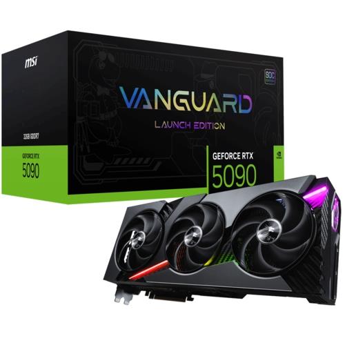 MSI VGA GEFORCE RTX 5090 32G VANGUARD SOC LAUNCH EDITION 32GB GDRR7 512B DX12