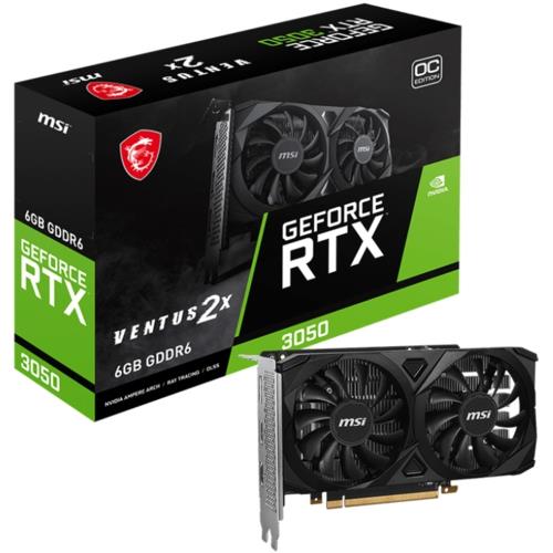 MSI VGA GEFORCE RTX 3050 VENTUS 2X 6G OC 6GB GDDR6 96B DX12