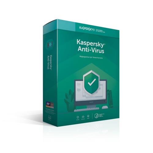 Kaspersky Antivirüs - 4 Kullanıcı - 1 Yıl Dvd Kutu