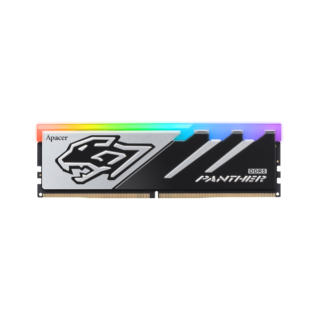 Apacer Panther RGB 16GB 1x16GB 5600MHz CL40 DDR5 Gaming Ram (AH5U16G56C5229BAA-1)