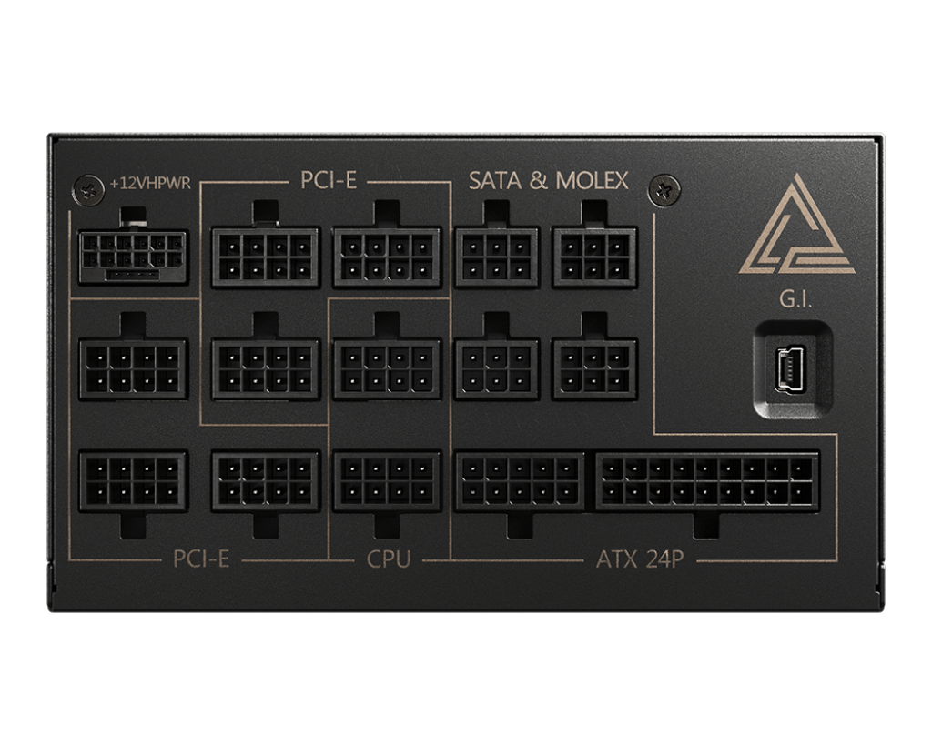 MSI MEG AI1300P PCIE5 1300W 80+ PLATINUM PSU