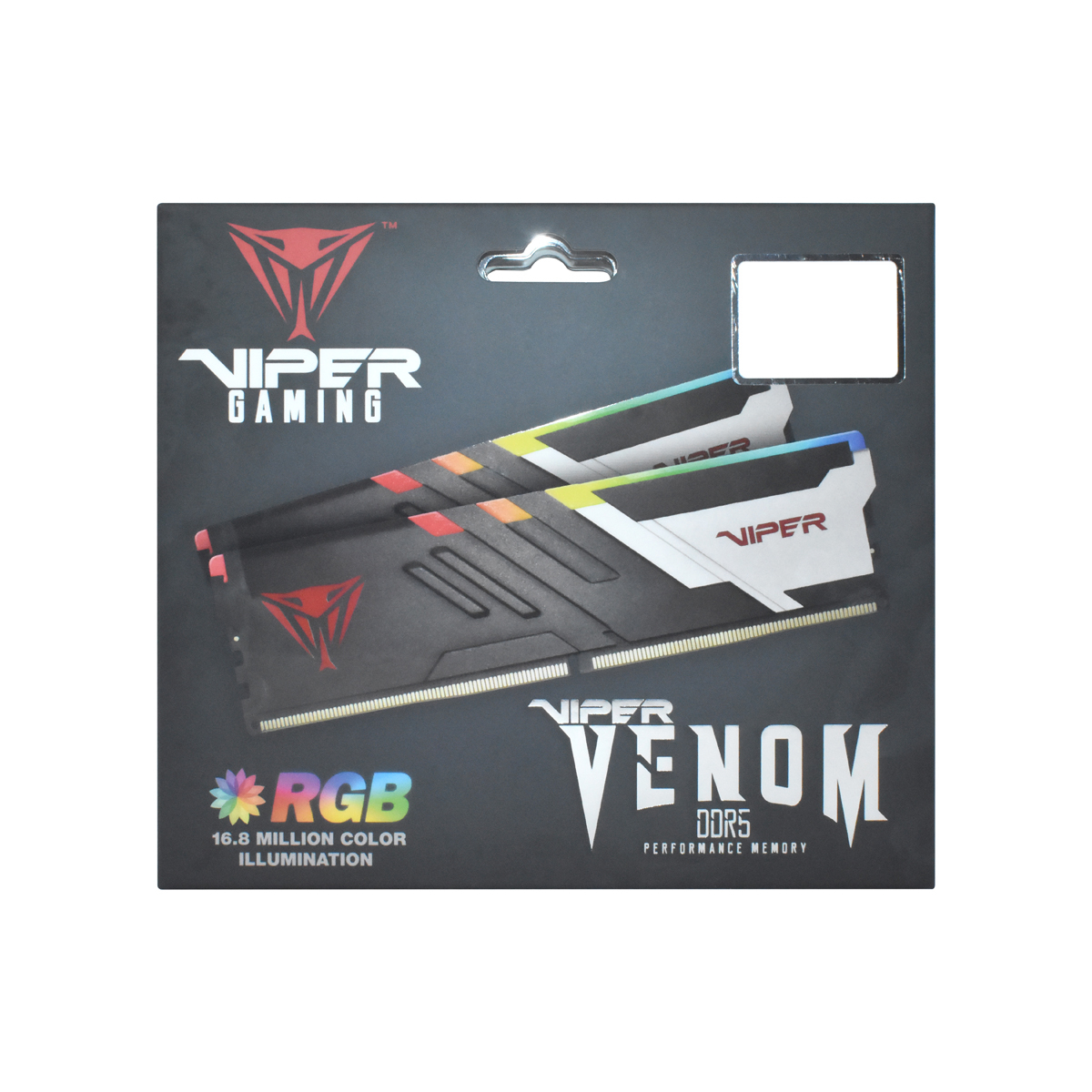 Patriot Viper Venom RGB 32GB (2x16GB) DDR5 7400MHz CL36 Gaming Ram (Bellek) (PVVR532G740C36K)