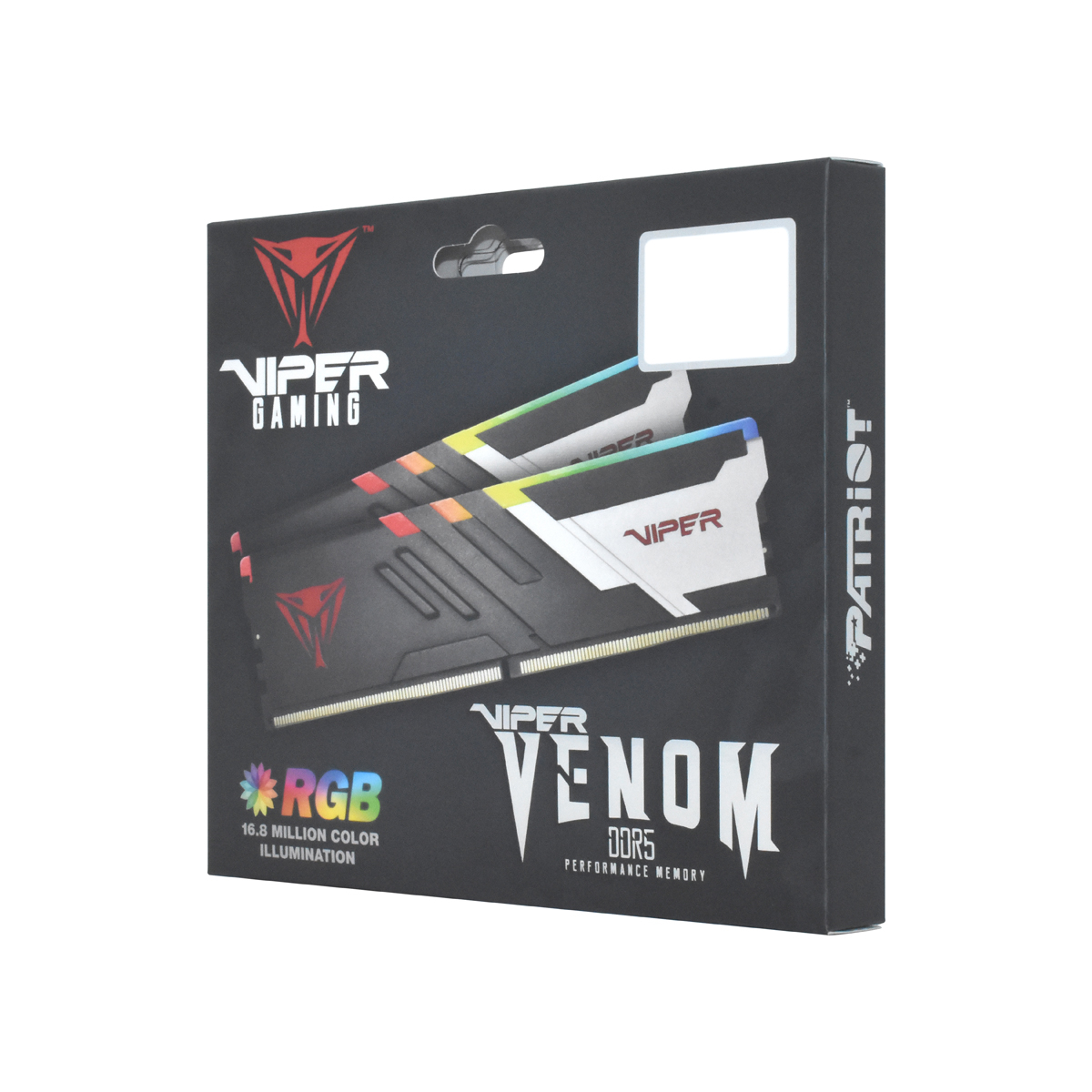 Patriot Viper Venom RGB 32GB (2x16GB) DDR5 7400MHz CL36 Gaming Ram (Bellek) (PVVR532G740C36K)