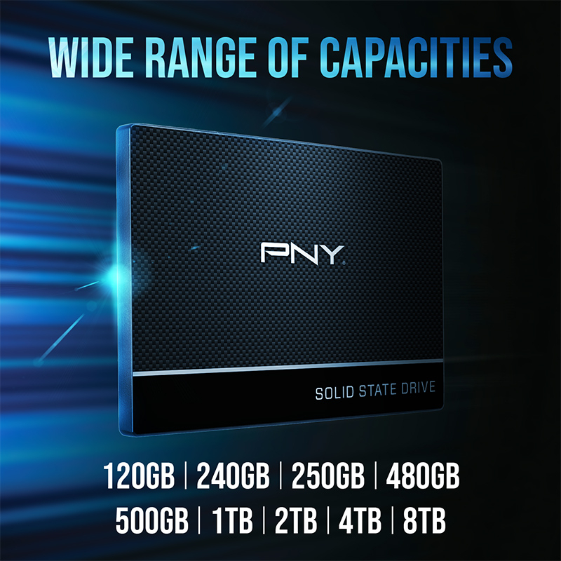 PNY CS900 500GB 535/500MB/s 2,5" SATA3 SSD (SSD7CS900-500-RB)