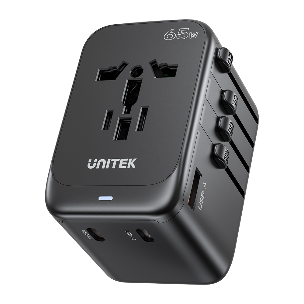 Unitek 65W Universal Travel Adaptör (P1122ABK)