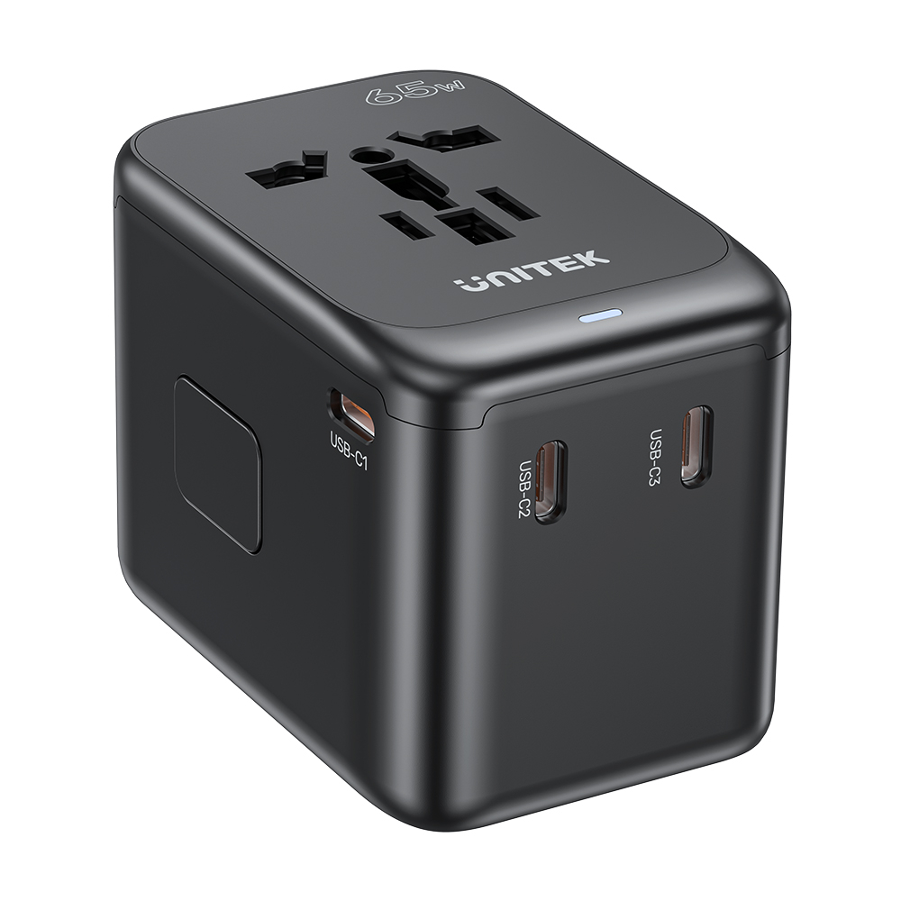 Unitek 65W Universal Travel Adaptör (P1122ABK)