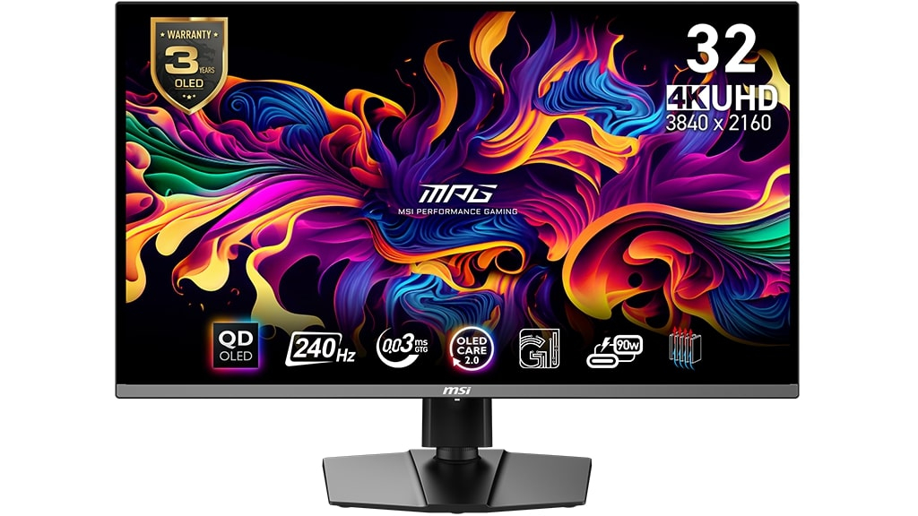 MSI 31.5" MPG 321URX QD-OLED 3840X2160 (UHD)