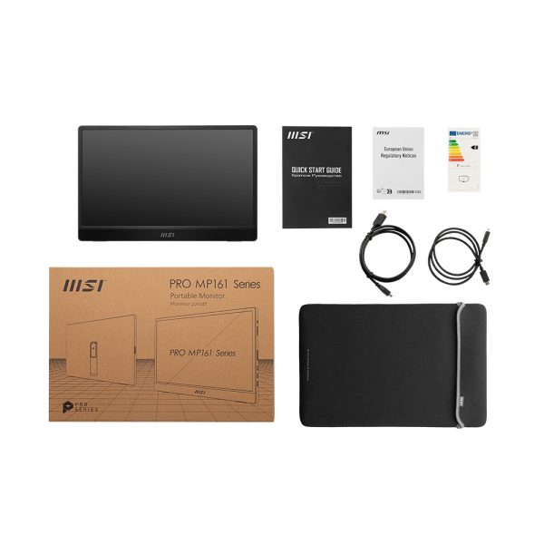 MSI 15.6" PRO MP161 E2U 1920X1080 (FHD) 16:9 FLAT