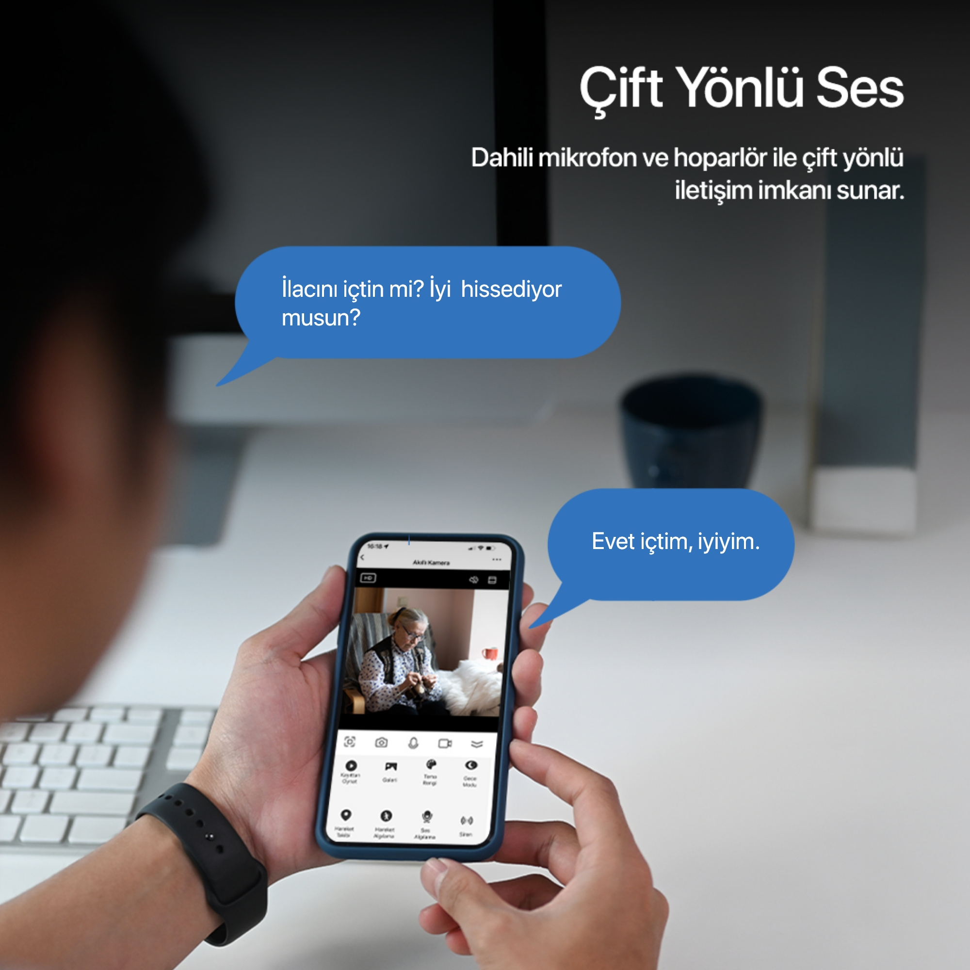 XENON X7205 FHD GECE GORUS WI-FI GUVENLIK KAMERASI