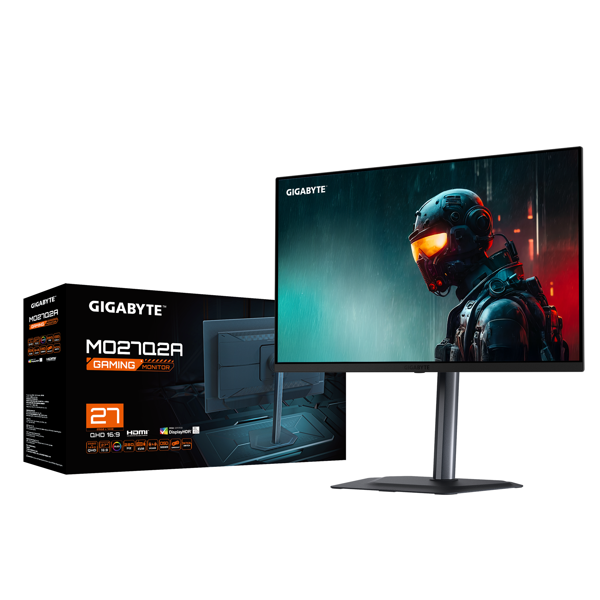 GIGABYTE MO27Q2A 27" 280HZ 0.03MS HDMI MONITOR