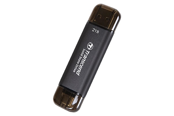 Transcend ESD310 Portable 256GB Siyah SSD USB Type-A, Type-C (TS256GESD310C)
