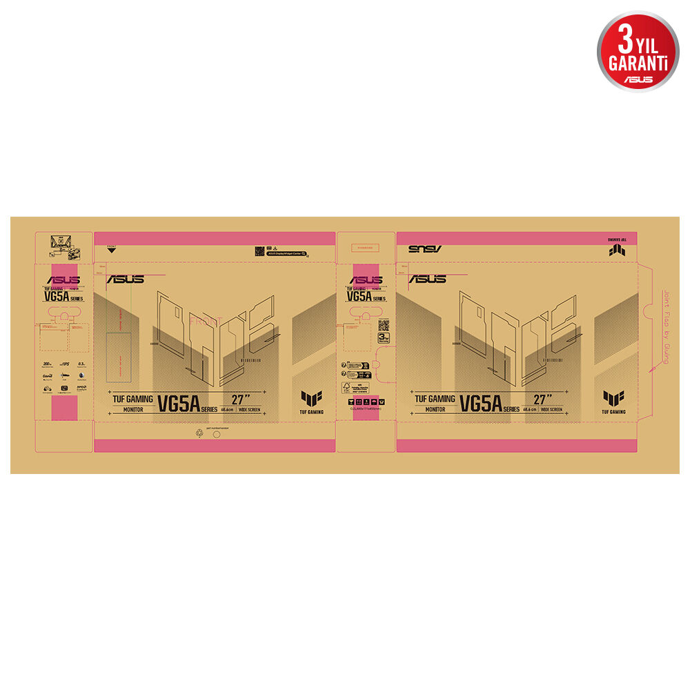 ASUS TUF GAMING VG279Q5A 27" 200HZ 0.3MS MONITOR