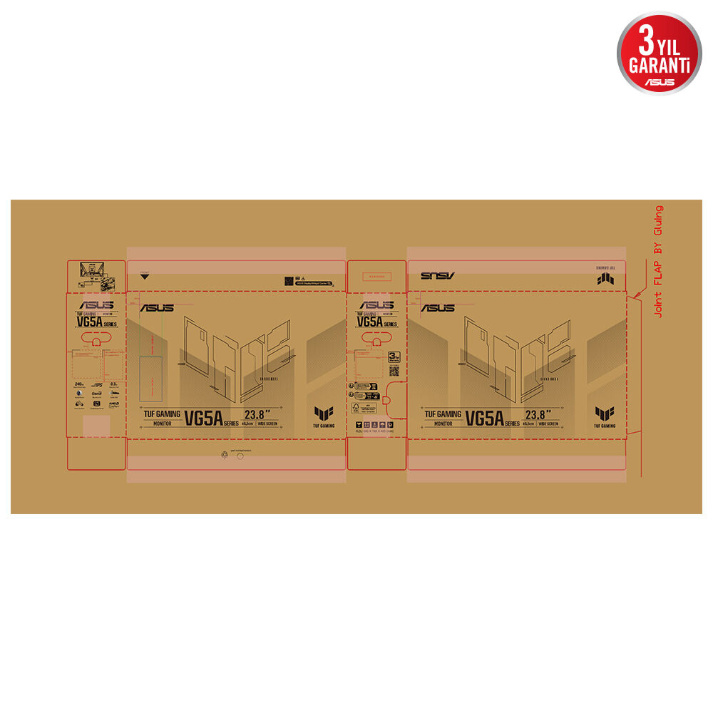 ASUS TUF GAMING VG249QM5A 23.8" 240HZ 0.3MS MONITO