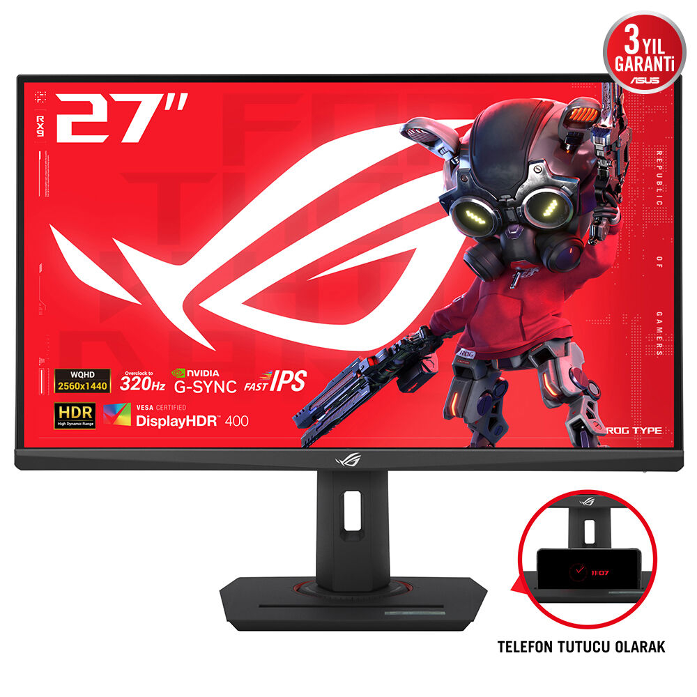 27 ASUS ROG STRIX XG27ACMS 0.3MS 320HZ(OC) HDMI DP WQHD FAST IPS GAMING