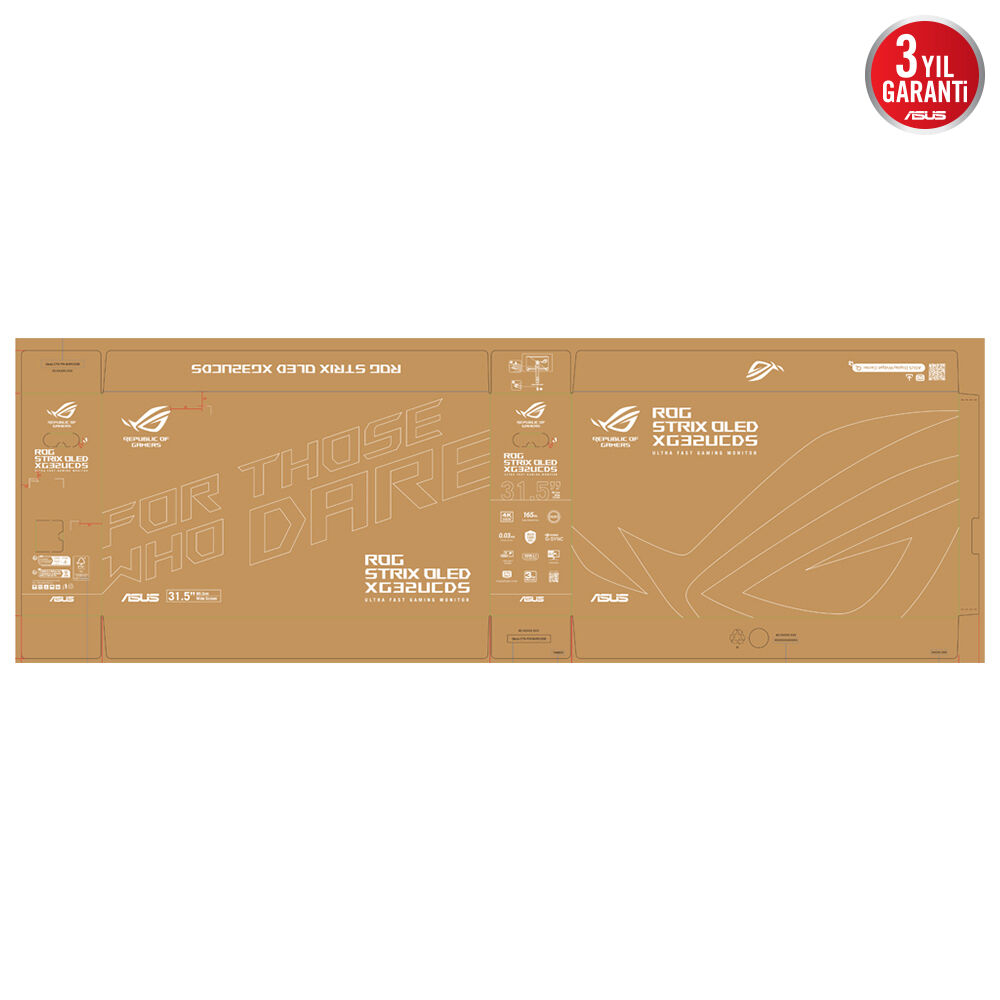 31.5 ASUS ROG STRIX XG32UCDS 0.03MS 165HZ OLED 4K UHD GAMING