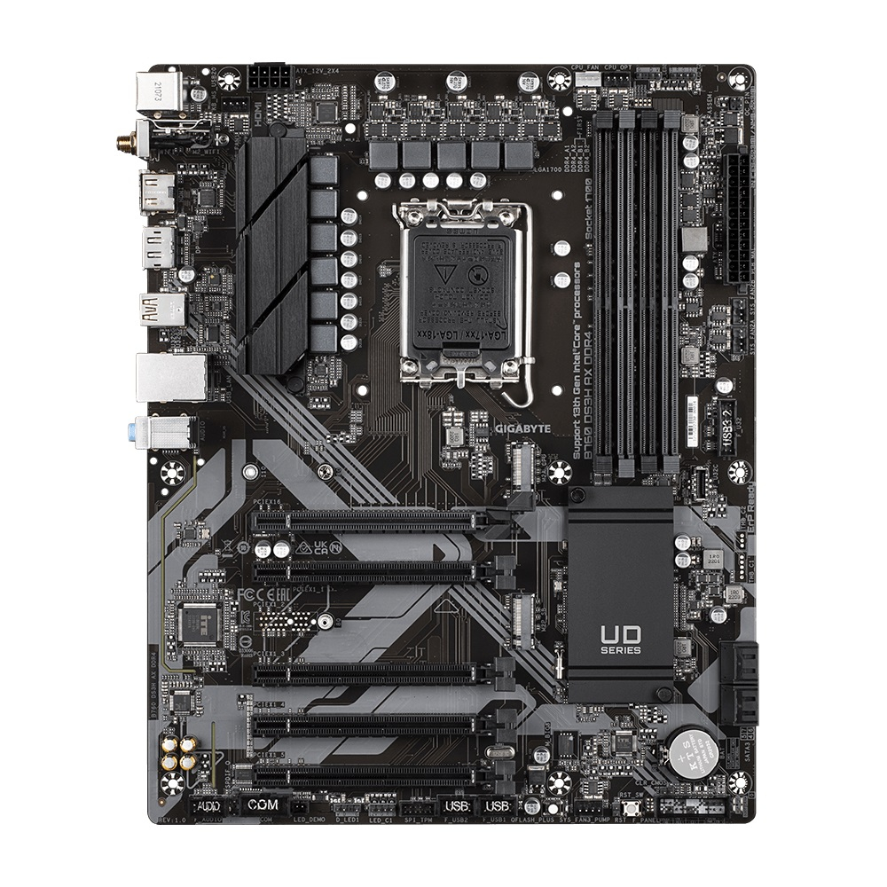GIGABYTE B760 DS3H AX DDR4 M.2 HDMI DP ATX 1700P