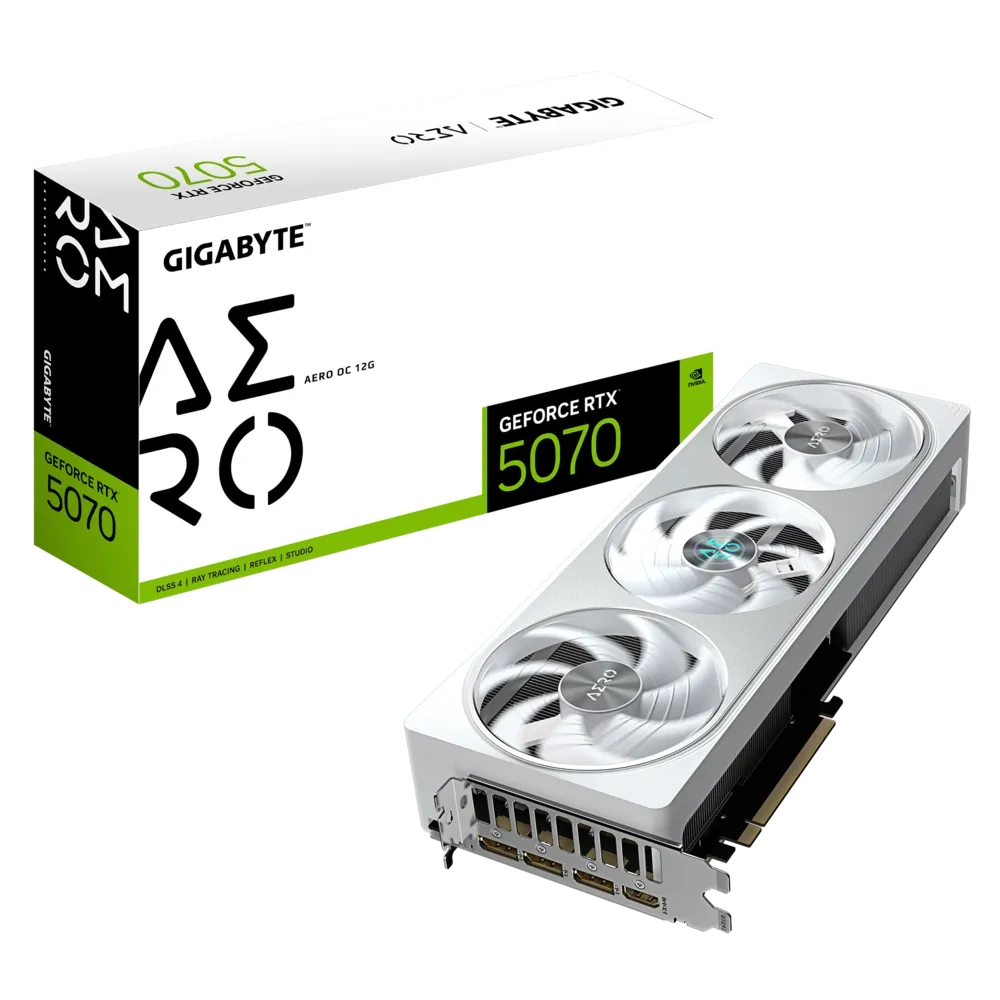 GIGABYTE RTX5070 AERO GV-N5070AERO OC-12GD 12GB GDDR7 192Bit 