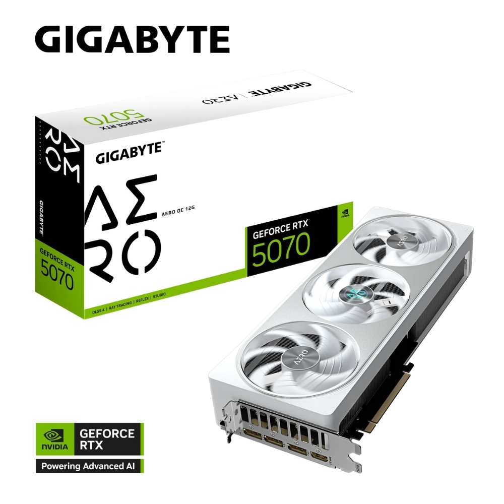 GIGABYTE RTX5070 AERO GV-N5070AERO OC-12GD 12GB GDDR7 192Bit 