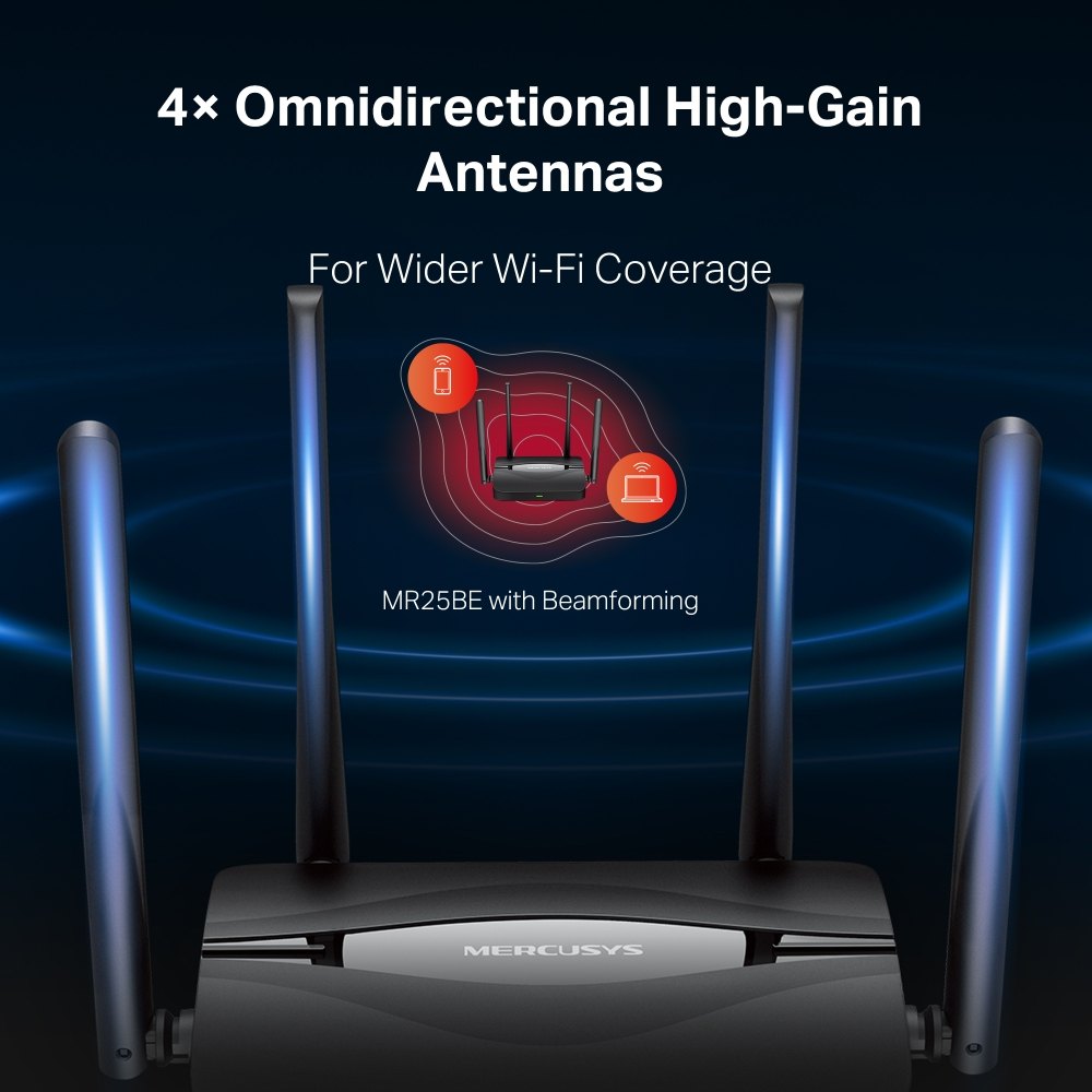 Mercusys MR25BE Dual Band Wi-fi 7 Router