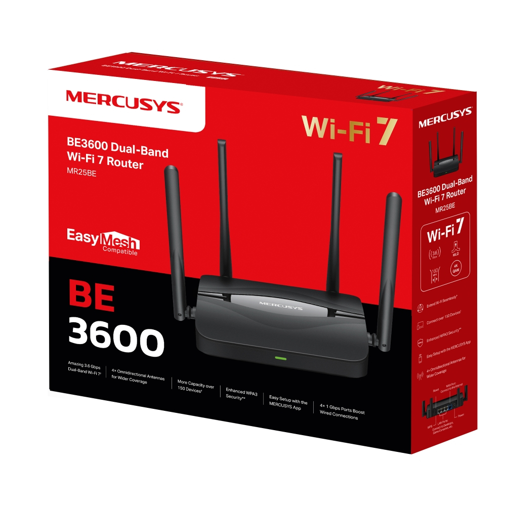 Mercusys MR25BE Dual Band Wi-fi 7 Router