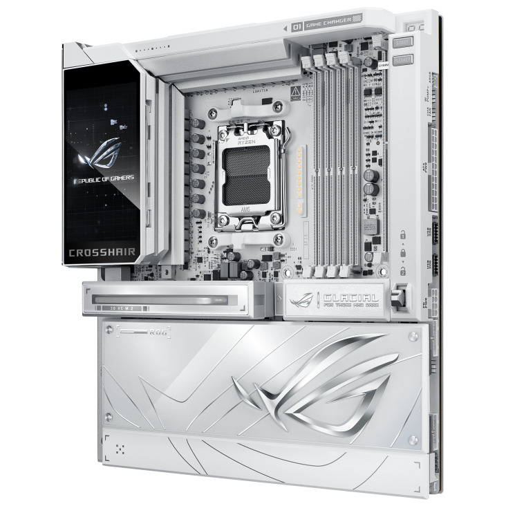 ASUS ROG CROSSHAIR X870E GLACIAL AM5 ANAKART