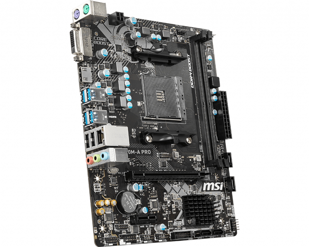 MSI A320M-A PRO DDR4 3200MHZ 1XHDMI 1XDVI USB 3.2 MATX AM4 