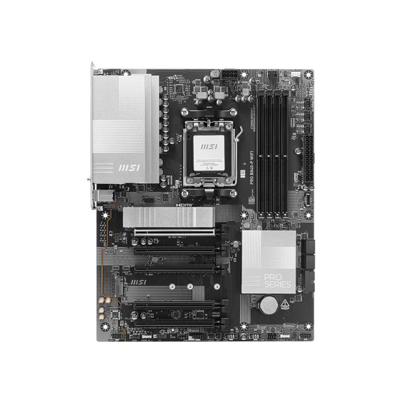 MSI PRO B840-P WIFI DDR5 8000MT/S 1XHDMI 2XM.2 ATX AM5 (AMD AM5 9000/ 8000/ 7000 SERİ İŞLEMCİ UYUMLU) 