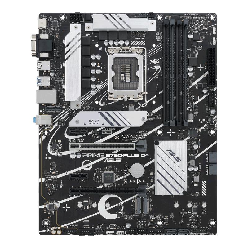 ASUS PRIME B760-PLUS D4 DDR4 5066MHZ 1XVGA 1XHDMI 1XDP 3XM.2 USB 3.2 ATX 1700P (12. / 13. VE 14. NESİL İŞLEMCİ UYUMLU) 