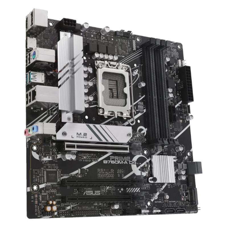 ASUS PRIME B760M-A D4 DDR4 5333MHZ 2XHDMI 1XDP 2XM.2 USB 3.2 MATX 1700P (12. / 13. VE 14. NESİL İŞLEMCİ UYUMLU) 