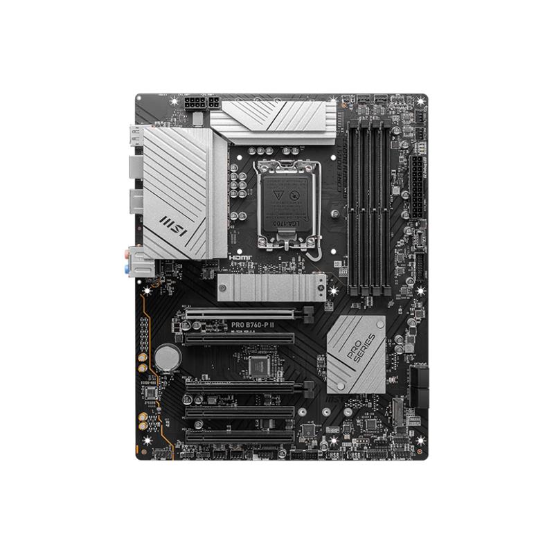 MSI PRO B760-P II 7200MHZ 1XHDMI 1XDP 2XM.2 USB 3.2 ATX 1700P (12. / 13. VE 14. NESİL İŞLEMCİ UYUMLU) 