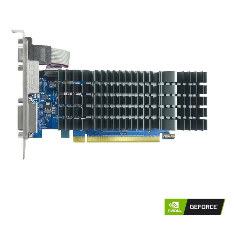ASUS GEFORCE GT710-SL-2GD3-BRK-EVO 2GB DDR3 64BIT 1XVGA 1XHDMI 1XDVI EKRAN KARTI 