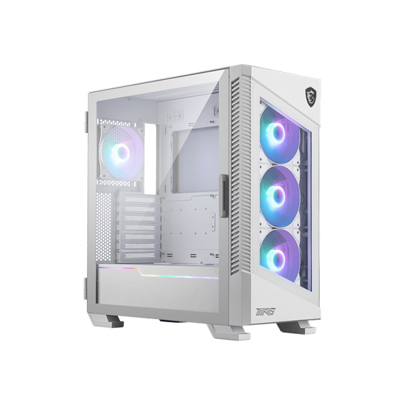 MSI MPG VELOX 100R WHITE TEMPERLİ CAM ARGB FAN 4X120MM FAN ATX BEYAZ GAMING BİLGİSAYAR KASASI 