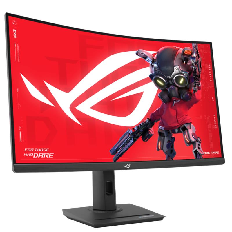 31.5 ASUS ROG STRIX XG32WCS 1MS 180MHZ 1XHDMI 1XDP 1XUSB TYPE-C QHD 2560X1440 YÜKSEKLİK AYARI CURVED PİVOT VESA SİYAH 