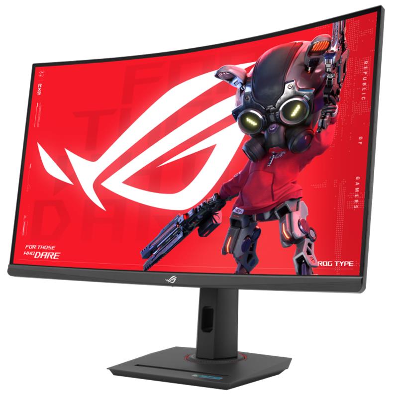 31.5 ASUS ROG STRIX XG32WCS 1MS 180MHZ 1XHDMI 1XDP 1XUSB TYPE-C QHD 2560X1440 YÜKSEKLİK AYARI CURVED PİVOT VESA SİYAH 