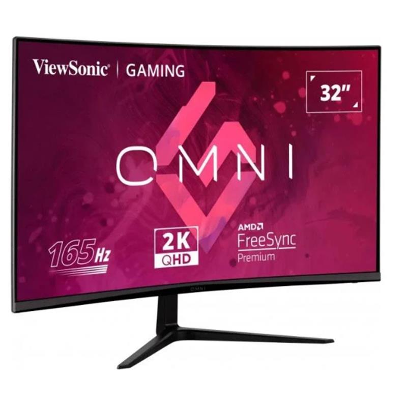 32 VIEWSONIC VX3218C-2K GAMING 1MS 180HZ 2XHDMI 1XDP QHD 2560X1440 HOPARLOR CERCEVESIZ CURVED VESA SİYAH 